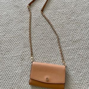 Small Camel Tory Burch Shoulder Bag